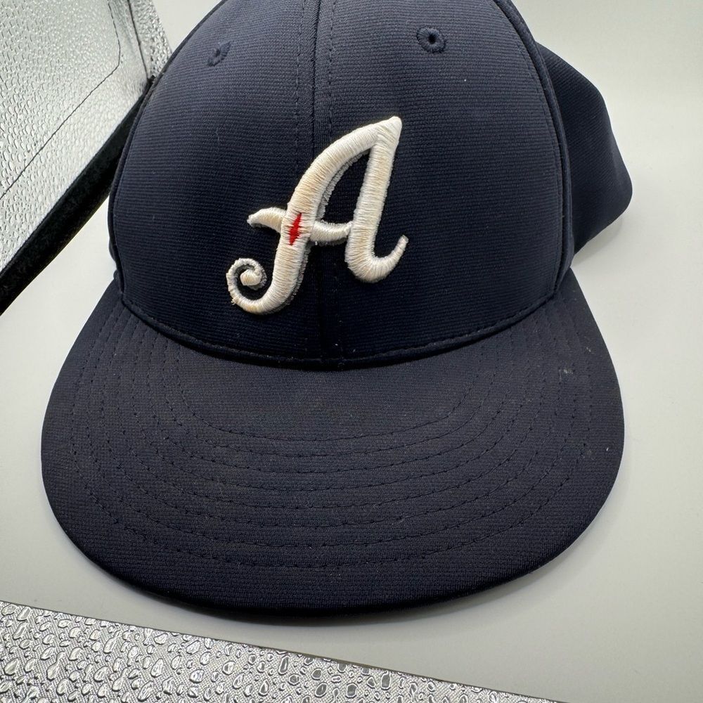 Richardson PTS 20 Cap in Navy. Embroidered A.